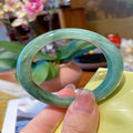 Natural Jadeite Bangle | 50.3mm | Width 12.3mm | #V503123000811