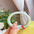 Natural Jadeite Bangle | 51mm | Width 13mm | #V510130000894