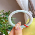 Natural Jadeite Bangle | 51.4mm | Width 12.9mm | #V514129000684