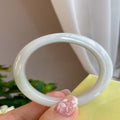 Natural Jadeite Bangle | 52mm | Width 12.2mm | #V520122000964