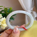 Natural Jadeite Bangle | 52.2mm | Width 10.4mm | #V522104000513