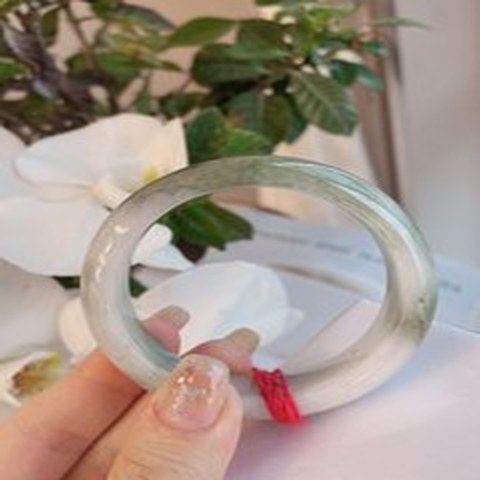 Natural Jadeite Bangle | 52.6mm | Width 17mm | #V526170000277