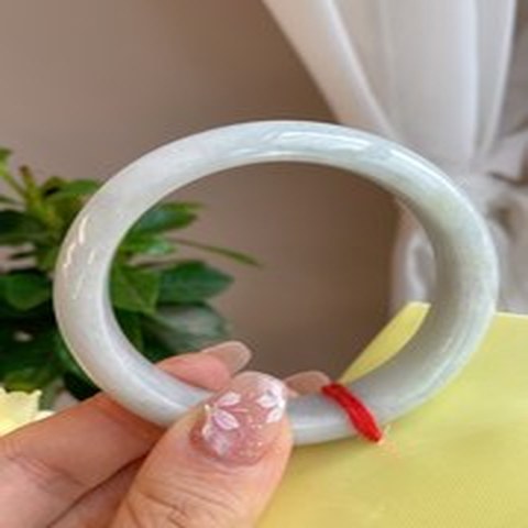 Natural Jadeite Bangle | 52.7mm | Width 12.2mm | #V527122000698