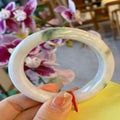 Natural Jadeite Bangle | 53.9mm | Width 12.3mm | #V539123000263