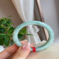 Natural Jadeite Bangle | 54.4mm | Width 12.1mm | #V544121000369