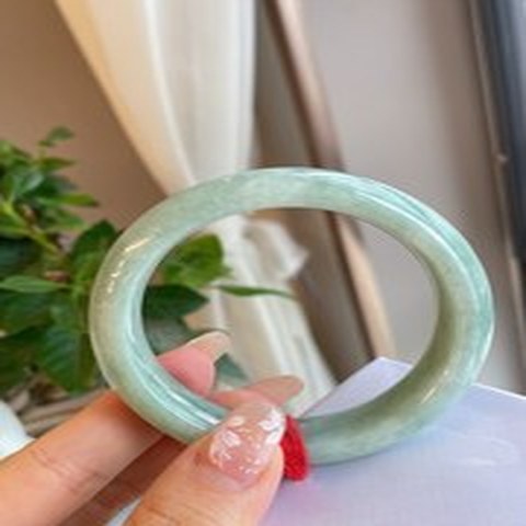 Natural Jadeite Bangle | 54.5mm | Width 15.1mm | #V545151000359