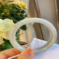 Natural Jadeite Bangle | 54.6mm | Width 12.8mm | #V546128000102