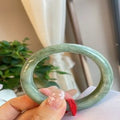 Natural Jadeite Bangle | 54.6mm | Width 13.4mm | #V546134000245