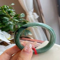 Natural Jadeite Bangle | 54.6mm | Width 13.5mm | #V546135000062