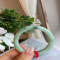 Natural Jadeite Bangle | 54.7mm | Width 11.6mm | #V547116000339
