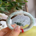 Natural Jadeite Bangle | 54.9mm | Width 13.1mm | #V549131000253