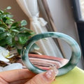 Natural Jadeite Bangle | 54.9mm | Width 14.6mm | #V549146000509