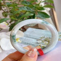 Natural Jadeite Bangle | 55mm | Width 13.4mm | #V550134000181