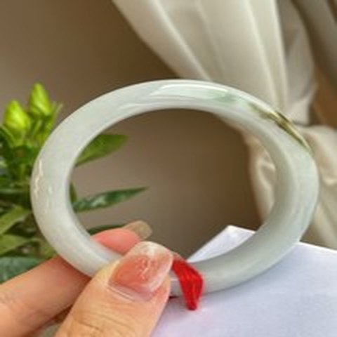 Natural Jadeite Bangle | 55.1mm | Width 12.8mm | #V551128000269