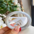 Natural Jadeite Bangle | 55.1mm | Width 14.8mm | #V551148000381
