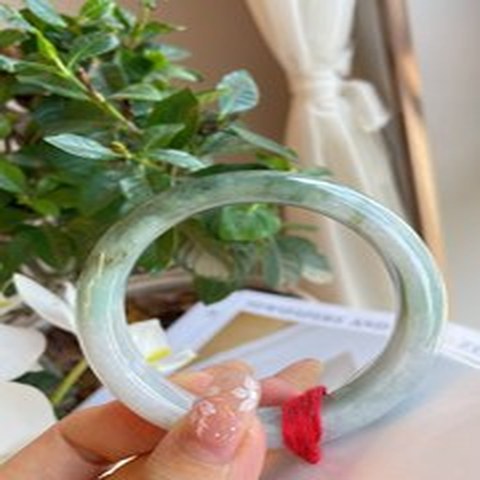 Natural Jadeite Bangle | 55.1mm | Width 15.3mm | #V551153000287