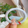Natural Jadeite Bangle | 55.2mm | Width 12.5mm | #V552125000821