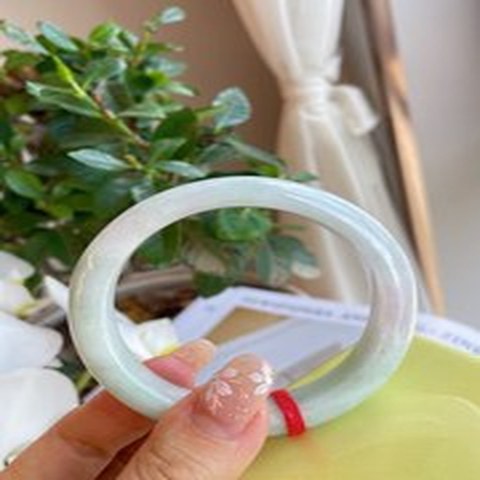 Natural Jadeite Bangle | 55.2mm | Width 13.2mm | #V552132000668