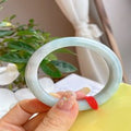 Natural Jadeite Bangle | 55.3mm | Width 11.7mm | #V553117000674