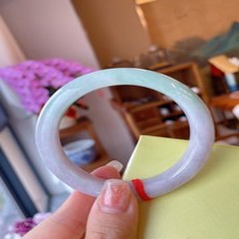 Natural Jadeite Bangle | 55.5mm | Width 12.2mm | #V555122000808