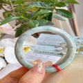 Natural Jadeite Bangle | 55.5mm | Width 13.1mm | #V555131000044