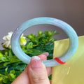 Natural Jadeite Bangle | 55.5mm | Width 13.7mm | #V555137000836
