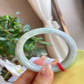 Natural Jadeite Bangle | 55.5mm | Width 14mm | #V555140000741