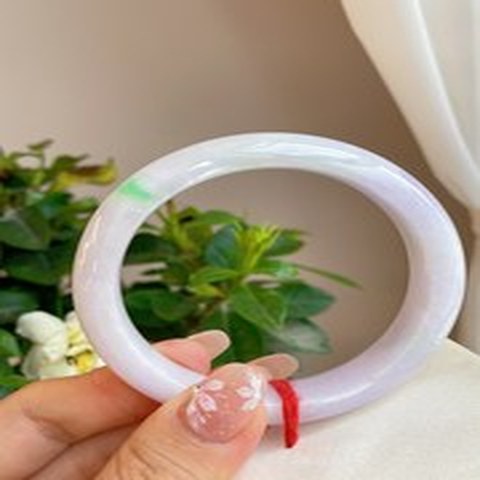 Natural Jadeite Bangle | 55.6mm | Width 11.9mm | #V556119000296