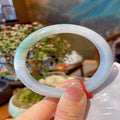 Natural Jadeite Bangle | 55.6mm | Width 13.7mm | #V556137000197