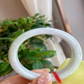 Natural Jadeite Bangle | 55.6mm | Width 14.5mm | #V556145000458