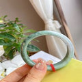 Natural Jadeite Bangle | 55.6mm | Width 14.5mm | #V556145000981