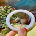 Natural Jadeite Bangle | 55.7mm | Width 14.7mm | #V557147000397
