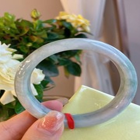 Natural Jadeite Bangle | 55.8mm | Width 12.3mm | #V558123000567