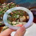 Natural Jadeite Bangle | 55.8mm | Width 12.6mm | #V558126000233