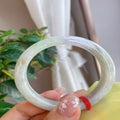 Natural Jadeite Bangle | 55.8mm | Width 14.3mm | #V558143000468