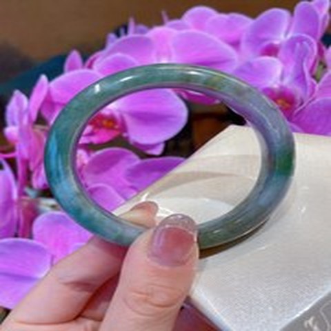 Natural Jadeite Bangle | 55.9mm | Width 14.2mm | #V559142000209