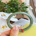 Natural Jadeite Bangle | 56mm | Width 9.4mm | #V560094000969
