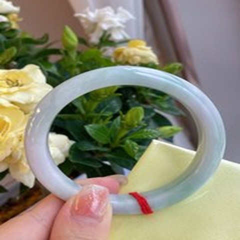 Natural Jadeite Bangle | 56mm | Width 10mm | #V560100000938