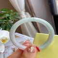 Natural Jadeite Bangle | 56mm | Width 10.7mm | #V560107000714