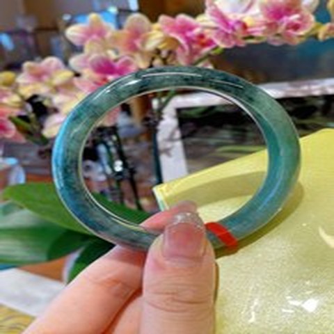 Natural Jadeite Bangle | 56mm | Width 12.5mm | #V560125000765