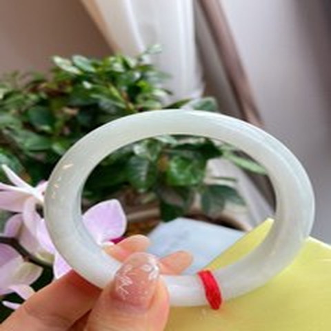 Natural Jadeite Bangle | 56mm | Width 12.7mm | #V560127000865