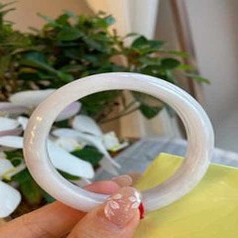 Natural Jadeite Bangle | 56mm | Width 13.1mm | #V560131000852