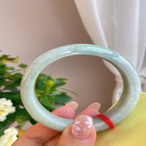 Natural Jadeite Bangle | 56mm | Width 13.3mm | #V560133000572