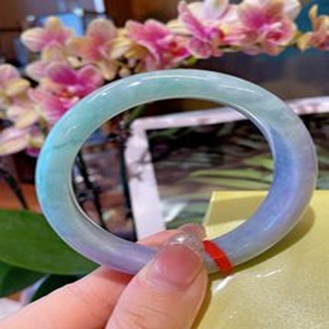 Natural Jadeite Bangle | 56mm | Width 13.9mm | #V560139000850