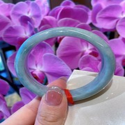 Natural Jadeite Bangle | 56mm | Width 16.9mm | #V560169000039