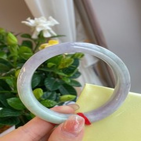 Natural Jadeite Bangle | 56.1mm | Width 11.3mm | #V561113000625