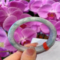 Natural Jadeite Bangle | 56.1mm | Width 14.5mm | #V561145000104