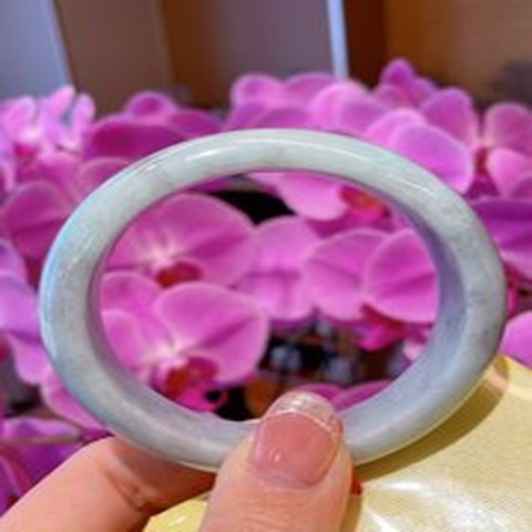 Natural Jadeite Bangle | 56.2mm | Width 15.1mm | #V562151000116