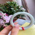 Natural Jadeite Bangle | 56.3mm | Width 15.6mm | #V563156000893