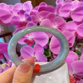 Natural Jadeite Bangle | 56.4mm | Width 14.5mm | #V564145000108